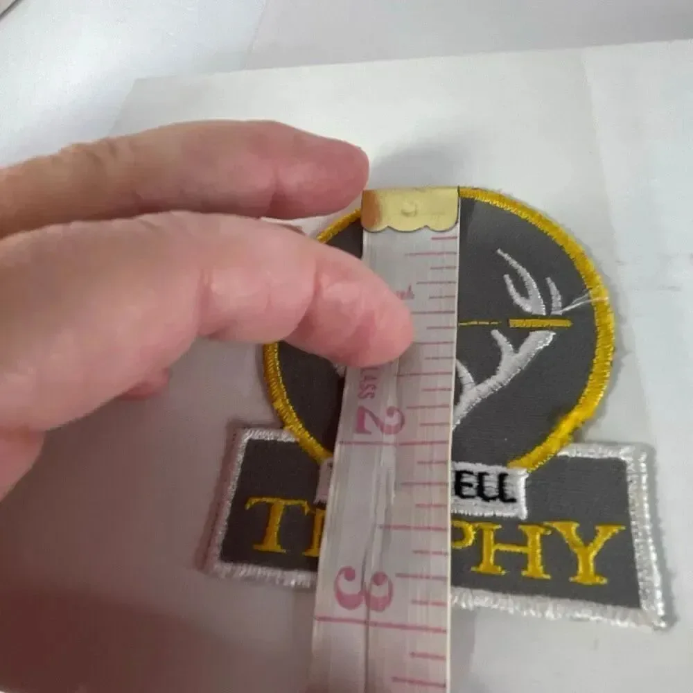 Bushnell Trophy Scopes Hunting 3” cloth advertising patch firearms rifle.